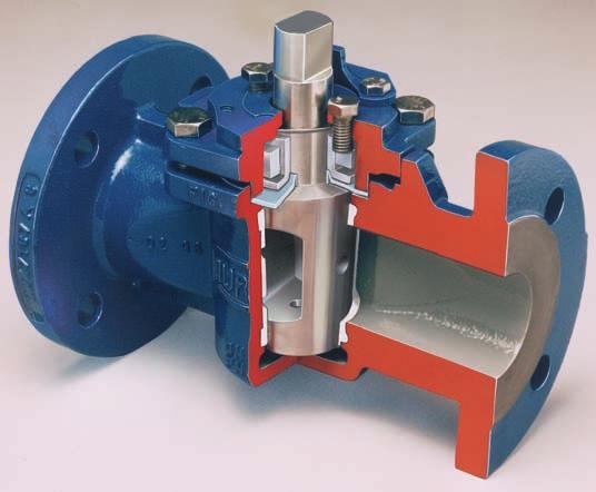 This valve is manufactured with a cast carbon steel body and a vented Monel plug for dry chlorine service. It is cleaned, dried and packaged for delivery.