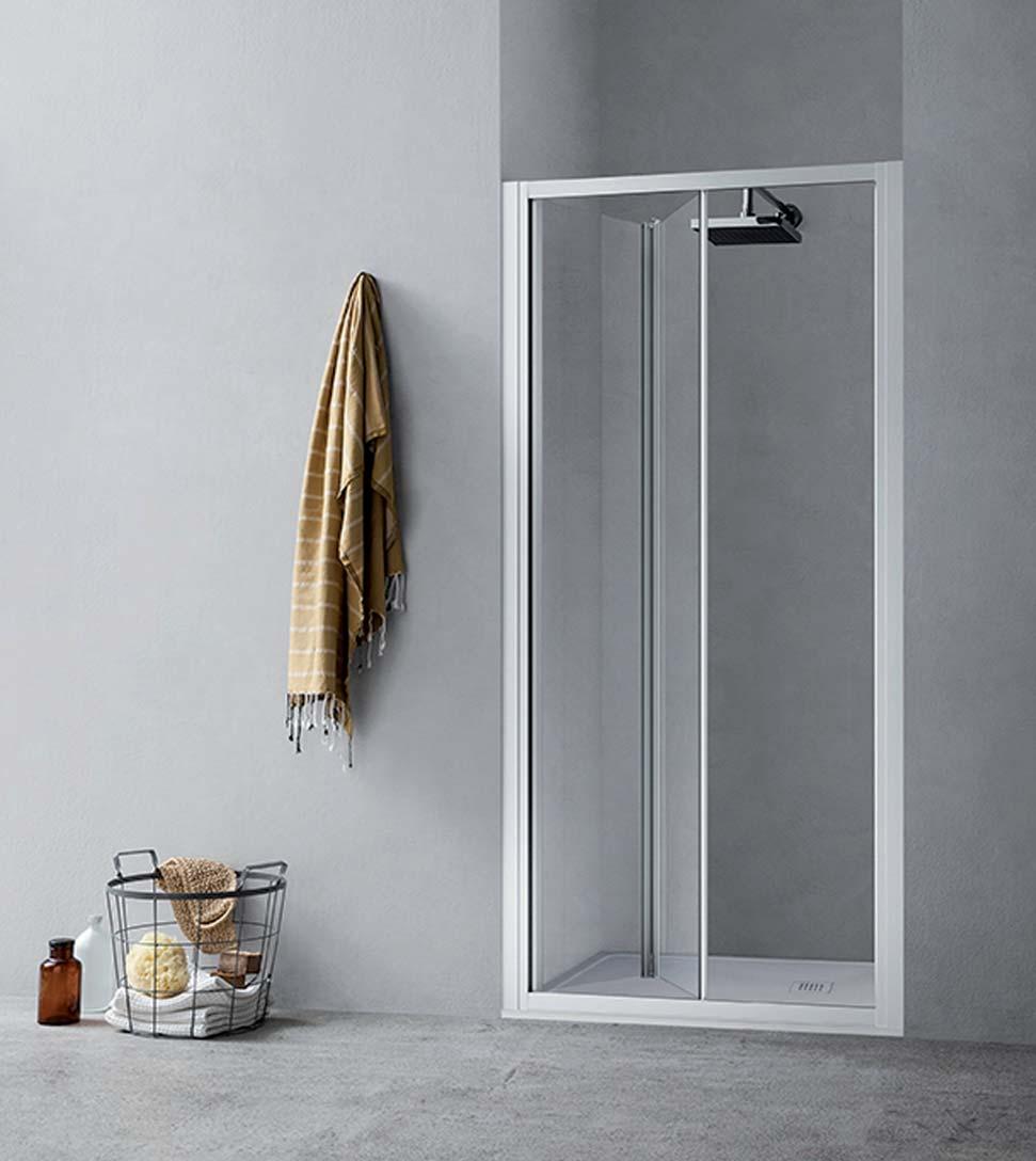 Ibey Shower S Soffietto porte pliante / folding door H 185 cm