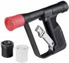 Spray Guns Lawn Spray Gun Maximum operating pressure of 200 PSI Made of Nylon with Viton O-rings and stainless steel springs.