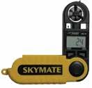 Wind Meters Skymate has a convenient jackknife design allowing more precise wind speed and temperature measurements.