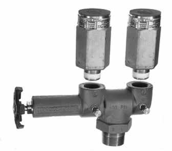 Relief Valve Manifolds RegO Relief Valve Manifolds The duoport and multiport are designed for installation in NH3 storage tanks.