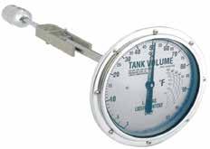 Storage Guages Squibb Master Float Gauges Both the 4607A and 4607B float gauges feature a 10" hermetically sealed dial face.
