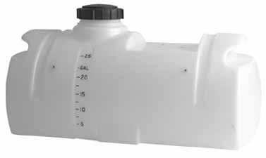 PCO Tanks & Lids Ace Spot Sprayer Tanks are available with a clean out sump.