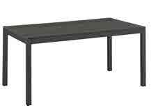 look The tables are a perfect match for the KETTLER wicker ranges Sturdy aluminium frame with stainless steel screw