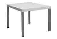 seating group table Ø 120 cm + 4 armchairs folded 04850-500 silver grey 338703 134 x 90 1