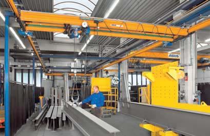 ABUS HB-System Variations on a powerful theme ABUS ZHB double-girder crane Area coverage Load capacity: up to 2 t Crane girder length: up to 12 m