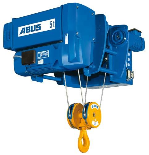 ABUS electric wire rope hoists for single-girder travelling cranes Load capacity: up to 16 t