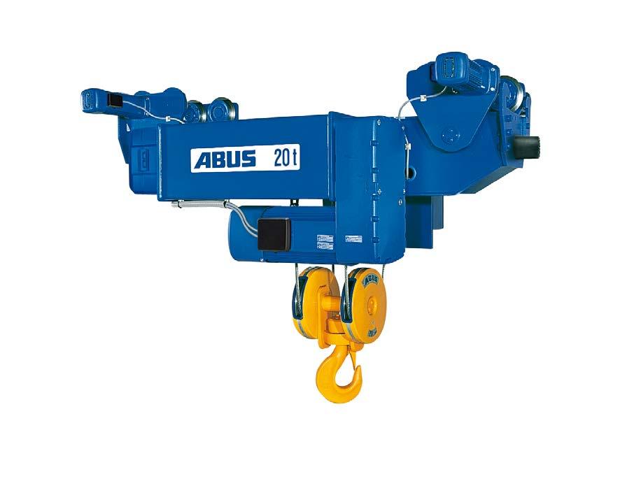 can be adapted to different flange widths Load capacity: up to 10 t Type S Side-mounted