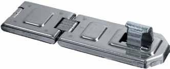 uneven surfaces 125C150 Heavy duty hasp featuring a hardened staple and extra strong hinge