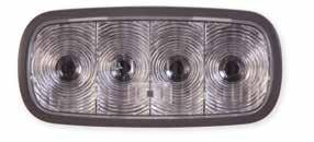 Utility Lighting eldon, a division of Akron Brass PH. 800.989.2718 (614.529.7230) weldoninc.com 138 8220 Series, LED Cab Dome Lamp Truck OEM qualified LED interior dome lamp.