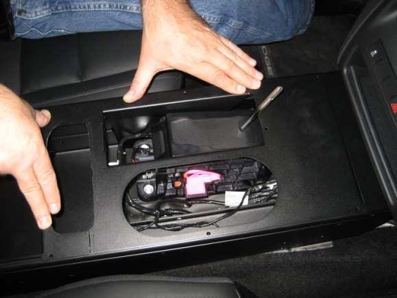 Loosely attach front passenger side console housing to lower dash with