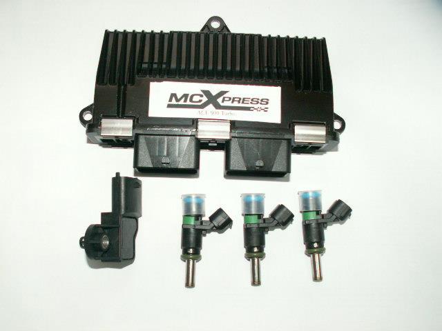 11 Replace the ECU, MAP- sensor and fuel injectors The ECU must be re-programmed by MC Xpress.