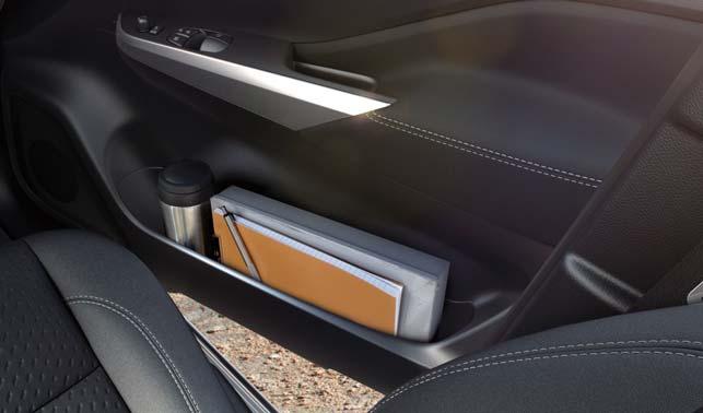 High-capacity glove compartment is ideal for pens, pencils, and other important documents. STORE IT. HIDE IT. LOCK IT. LOVE IT.