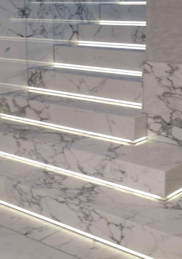 (stairways and corridors) Shelf lighting Skirting Lighting optics - ideal
