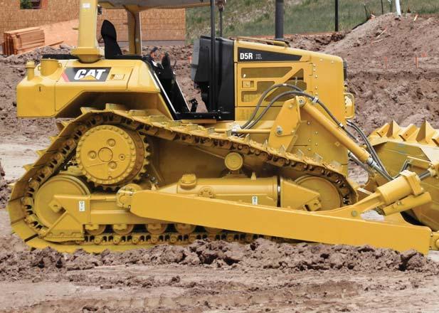 Undercarriage Proven productivity Since its ground-breaking introduction in 1978, the Cat elevated sprocket undercarriage arrangements allow optimized balance for best possible performance in each
