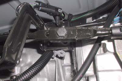 Remove front bake cable and brake cable housing from front frame mounting
