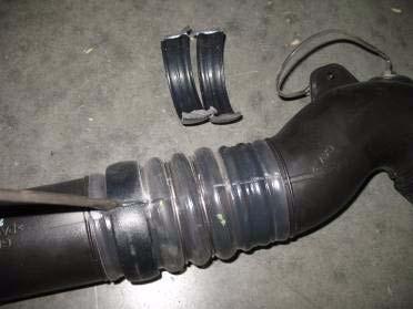 Hose b. If possible, install two brake lines in two sets of clips.