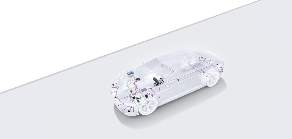 Servolectric the facts fail-operational Connected mobility Automated mobility Powertrain systems and electrified mobility The Servolectric is linked to the vehicle control unit as well as additional