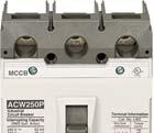 Technical Data B A General Models Units 125 250 Frame size 125 250 Rated current In @ 40ºC A 15, 20, 30, 40, 50, 60, 80, 100, 125