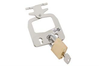 External accessories ad lock Handle lock The padlock allows the handle to be locked in the OFF position.