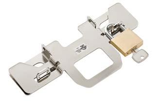 (adlocks are not supplied) Locking in the OFF position guarantee isolation required per UL 489.