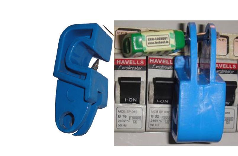 KRM LOTO - CIRCUIT BREAKER LOCKOUT WITH NORMAL SCREW CIRCUIT BREAKER LOCKOUT with NORMAL SCREW -