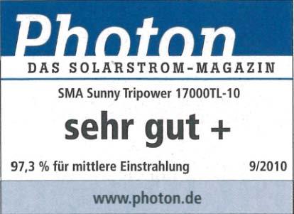 Sunny Tripower by SMA has a great deal that other inverters don't
