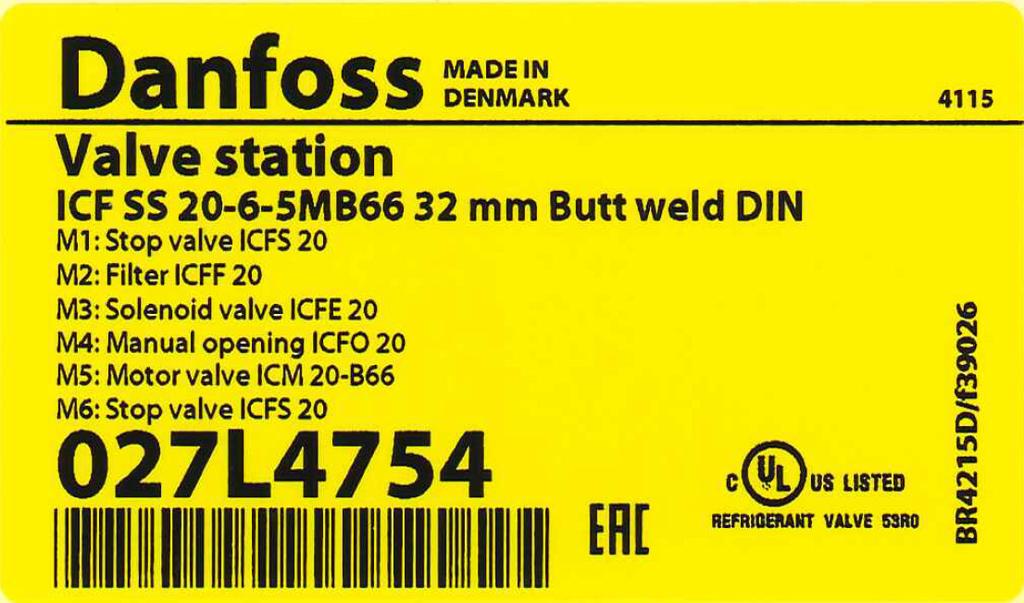 Connections D: Butt-weld DIN (EN 10220) Size mm Size in. OD mm T mm 20 (¾) 26.9 2.3 1.059 0.091 25 (1) 33.7 2.6 1.327 0.103 32 ( 1¼) 42.4 2.6 1.669 0.102 40 (1 ½) 48.3 2.6 1.902 0.103 OD in. T in.