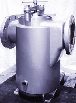 Model 72SJ Jacketed DN 25 to 200 (" to 8") or SIMPLEX Large integral welded jacket Threaded jacket connections Quick open yoke and cover Large capacity basket Flanged models with integral mounting