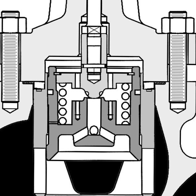 Body Nut Plug Stem Pin Body Gasket Pilot Spring(s) Seat Ring Seat Ring Gasket Valve Plug (or Piston) Cage Conical Spring Valve Body Retaining Ring Auxiliary Pilot Plug Valve Body Stud Guide Bushing