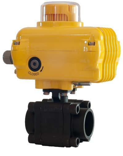 702-703XS-F VALVE WITH SA ELECTRIC ACTUATOR CHARACTERISTICS The 702-703 XS-F + SA valve is a ball valve dedicated to the automatic opening/shut off of industrial uncharged fluids below 137 bar and
