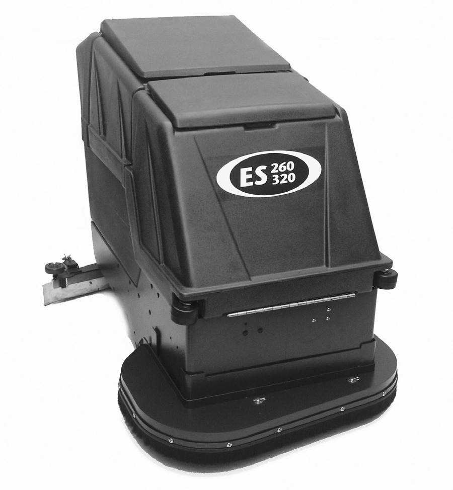 ES320 Floor Scrubber Traction Driven Model #: