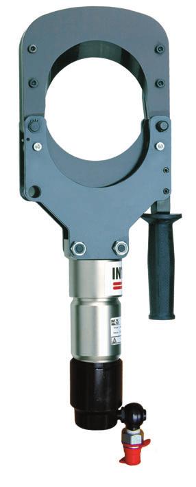 PS120 Hydraulic cable cutting head dia. 120mm Designed to cut aluminum and copper cables and steel-reinforced cables up to 120mm in diameter.