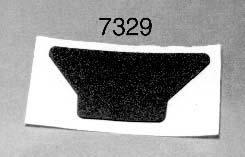 Peel off the backing from the adhesive side then secure the adheasive pad side over the front of the rear bulkhead as shown in fig. 89. Fig. 89 Figs.
