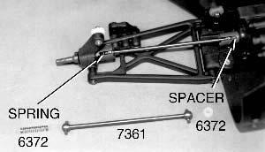 end dog bone pin with the slots in the stub axle. When installed everything should look like the top part of fig. 110. (5) Go ahead and install the parts on the opposite side.