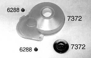 161 shows the button removed and adjusting the Associated Torque Clutch using a 1/4" nut driver. #6288 4-40 x 1/4 Fig. 159 Fig.
