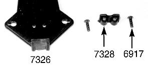 2 volt battery packs you will also need to remove one #7328 battery brace 6-cell stop and two #6917 4-40 x 3/8" BHSScrews.