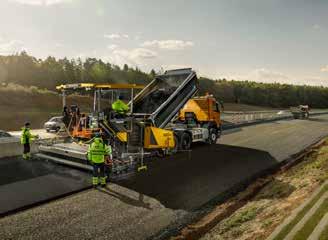 From inner city to intercity This compact machine includes features from larger Volvo pavers, allowing it to handle both small inner-city jobs and intercity projects. It can pave from 2.5 m 6.