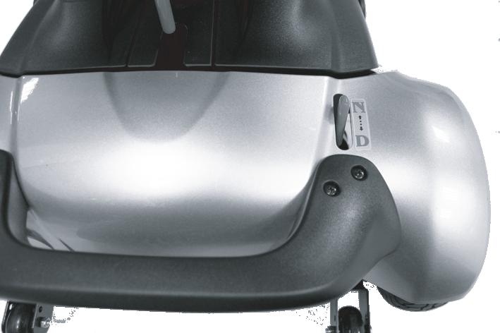 Simultaneously, rotate Seat (K) to the most comfortable angle. To lock the seat in position by Releasing Lever (J) and ensure the pin is fully engaged.