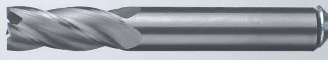 General Purpose End Mills 155-47 Series 4 Flute Square End Mill 4 flute, solid carbide, single end, standard length, square end, straight shank, 30 right hand helix, centre cutting.