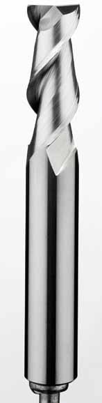 Cyber End Mills for Aluminium 2161 Series 2 Flute End Mill For Aluminium 2 flute, solid carbide, square end, straight shank, right hand helix, centre cutting, manufactured from Ultra Wear Resistant