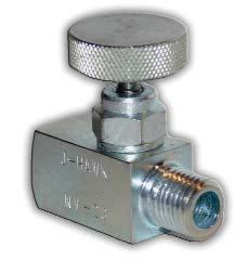 These units are O-ring sealed and stem locknut is standard for tamper proof operation.