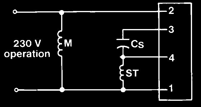 preselected cut in RPM level. Capacitor start/capacitor run motors exhibit current transients and higher voltages across the start switch.