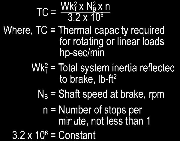 A descending load is the most severe case since potential energy is transformed to kinetic energy that the brake must absorb. A 5 lb-ft brake was selected in Example 8.