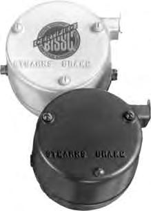 Stearns as NEMA Type, BISSC Certified) Mounting: Fanguard-mounted brakes requiring IP 56 or IP 57 protection may require additional sealing measures beyond seals provided with the brake - Refer to