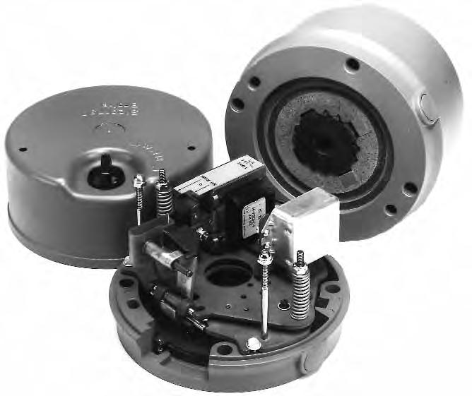 Manually Adjusted Solenoid Actuated Brakes Stearns manually-adjusted disc brakes are available from.5 to 05 lb-ft static torque.