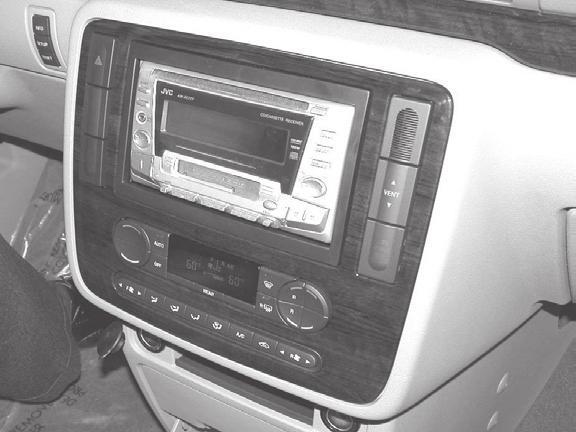 INSTALLATION INSTRUCTIONS FOR PART 95-5812 APPLICATIONS See application list inside Ford multi-kit 2004-up 95-5812 KIT FEATURES Double DIN radio provision Stacked ISO units provision KIT COMPONENTS