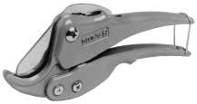 Cuts up to 1 CPVC Stainless steel blade and ratchet 4676
