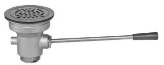 A10 5/15/02 2:48 PM Page 1 LEVER AND TWIST COMMERCIAL SINK DRAIN Nickel plated brass body, Stainless steel