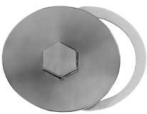 1845-C 8 PIPE 1/ x 20 x 2-1/ 1/ x 20 x 5/1 x 18 x DOMED STEEL CLEANOUT COVER PLATE These domes cover cleanouts that